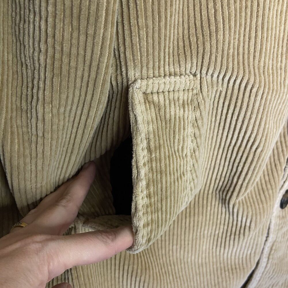 Vintage Bill Blass Jacket Coat Corduroy Men’s Medium Retro Grunge 90s Med - Picture 5 of 8